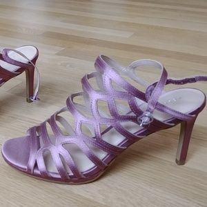 Pink Satin heels
